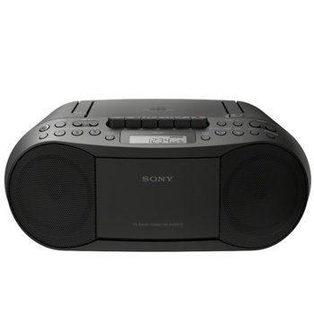 CD радиокасетофон Sony CFD-S70, 2x1.7W, CD, MP3, AM/FM радио, черен image