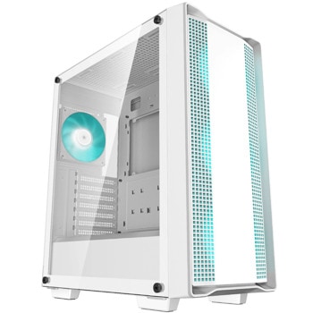 Кутия DeepCool CC560 WH V2, ATX/mATX/mITX, 1x USB 3.0, 4x 120mm вентилатора, с прозорец, бяла, без захранване | JAR Computers DeepCool CC560 WH V2 R-CC560-WHGAA4-G-2