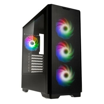 Кутия Kolink Unity Solar Mesh ARGB, E-ATX/ATX/mATX/Mini-ITX, 2x USB 3.0, с прозорец, черна, без захранване | JAR Computers Кутия Kolink Unity Solar Mesh ARGB