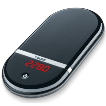 Кухненски кантар Beurer KS36, дигитален, до 2 кг, точност до 1гр, LCD дисплей, функция тара, черен image