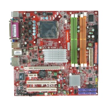Дънна платка MSI Q965MDO-FI, Q965, LGA775, DDR2, VGA+PCI Express, SB7.1, Lan1000, 1394, SerialATA Raid | JAR Computers MSI Q965MDO-FI Q965 LGA775 DDR2 VGA+PCI