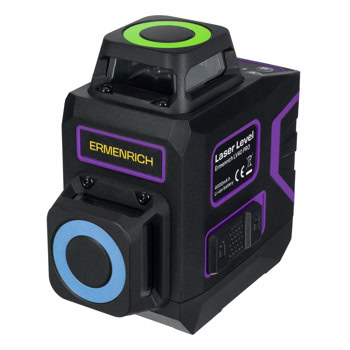 Лазерен нивелир Ermenrich LV40 PRO Purple, до 30 м, до 42 ч. време за работа | JAR Computers Ermenrich LV40 PRO Purple