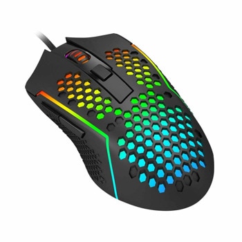 Мишка Redragon Reaping Elite (M987P-K), оптична (32000 dpi), Bluetooth, USB, гейминг, 6 бутона, RGB подсветка, черна | JAR Computers Redragon Reaping Elite M987P-K