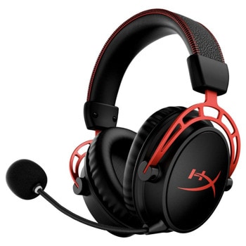 Слушалки HyperX Cloud Alpha Wireless, безжични, 2.4 GHz, сваляем микрофон, 50мм говорители, бързи бутони, гейминг, DTS Headphone:X Spatial Audio, черни | JAR Computers HyperX Cloud Alpha Wireless 4P5D4AA