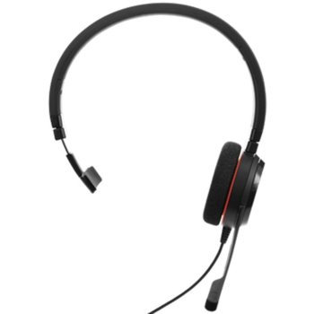 Слушалки Jabra Evolve 20 UC Mono USB NC 4993-829-209, USB, шумопремахващ микрофон, моно слушалка с един говорител, Wideband/Hi-fi/DSP, черни | JAR Computers Jabra Evolve 20 UC Mono USB NC 4993-829-209