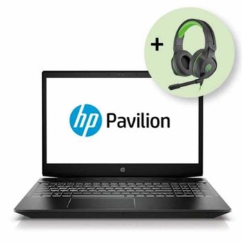 HP Gaming Pavilion 15-cx0034nu and headset