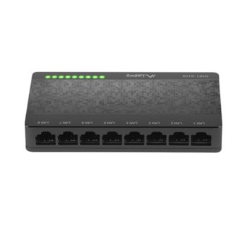 Суич Lanberg DSP1-0108, 100Mbps, 8x RJ-45 10/100 | JAR Computers Lanberg DSP1-0108