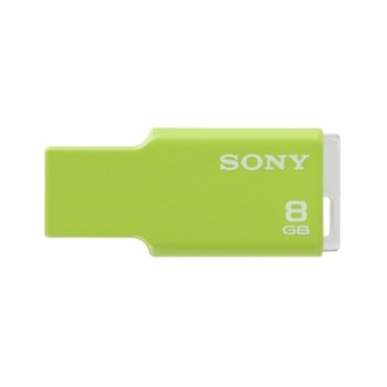 Памет 8GB USB Flash Drive, Sony MicroVault, USB 2.0, зелена | JAR Computers 8GB USB Flash, Sony MicroVault, зелена