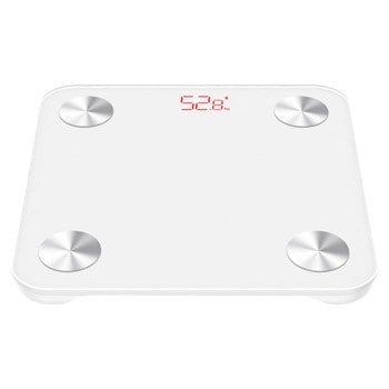 Смарт кантар Xmart FG260RB, смарт, капацитет 150 кг, Bluetooth, съвместим с Android/iOS, бял | JAR Computers Xmart FG260RB