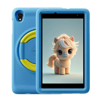 Таблет Blackview Tab A5 Kids (BVTABA5KIDS-BL)(син), 4G/LTE, 8" (20.32 cm) HD+ IPS Display, четириядрен Unisoc Tiger T310 2 GHz, 3GB LPDDR4, 64GB Flash памет, 5 & 2 Mpix камери, Android | JAR Computers Blackview Tab A5 Kids Tropical Blue BVTABA5KIDS-BL