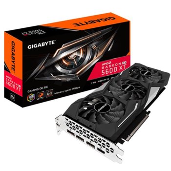 Видео карта AMD Radeon RX 5600 XT, 6GB, Gigabyte GAMING OC, PCI-E 4.0, GDDR6, 192bit, DisplayPort, HDMI | JAR Computers Gigabyte GV-R56XTGAMING OC-6GD 2.0