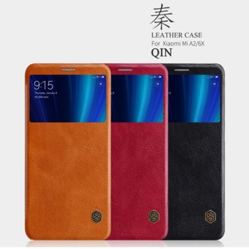 Калъф Nillkin QIN за Xiaomi Mi A2 Red