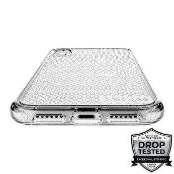 Prodigee Safetee case for iPhone XS silver