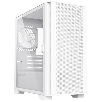 Кутия Montech AIR 100 LITE, Micro ATX/Mini ITX, 2x USB 3.0, с прозорец, бяла, без захранване | JAR Computers Montech AIR 100 LITE White AIR-100-LITE-WH