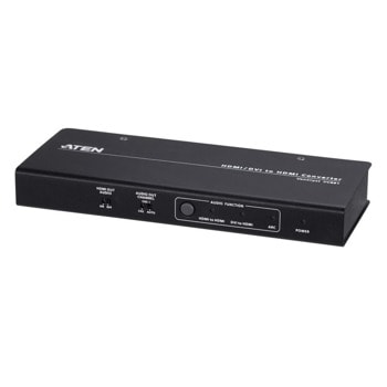 Конвертор ATEN VC881, от HDMI/DVI(ж) към HDMI(ж), черен | JAR Computers ATEN VC881