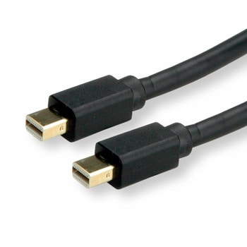 Кабел Roline 11.04.5818, Mini DisplayPort(м) към Mini DisplayPort(м), 2m, черен, 7680x4320@60Hz | JAR Computers Roline 11.04.5818