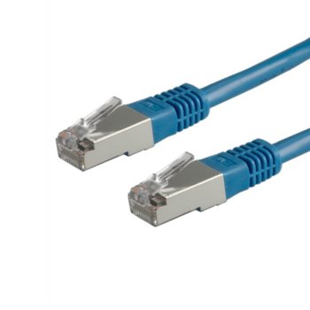 Пач кабел Roline 21.99.1344, SFTP, cat.6, 2m, син | JAR Computers ROLINE 21.99.1344 S/FTP Patch Cat.6 2 м Син