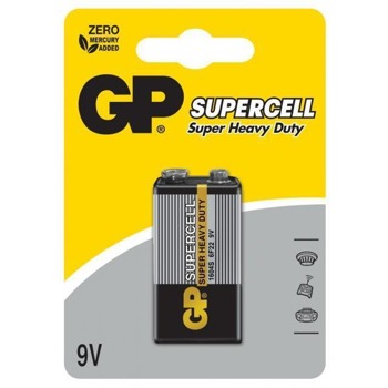 Цинк карбонова батерия GP Supercell 1604E