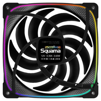 Geometric Future Squama 2503R-14 3-pack Black