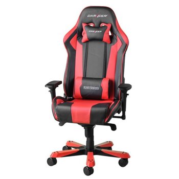 Геймърски стол DXRacer King OH/KF06/NR, черен/червен | JAR Computers DXRacer King OH/KF06/NR