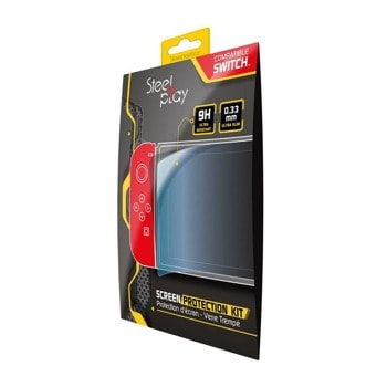 Защитно фолио (протектор) Steelplay Screen Protection Glass 9h Tempered Glass, за Nintendo Switch | JAR Computers Steelplay Screen Protection Glass 9h Tempered Glas