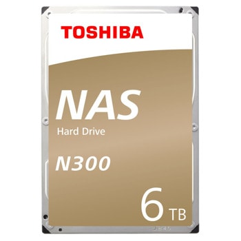 Твърд диск 6TB Toshiba N300 (HDWG460UZSVA), SATA 6Gb/s, 7200rpm, 256MB, 3.5" (8.89cm), bulk | JAR Computers Toshiba N300 6TB HDWG460UZSVA
