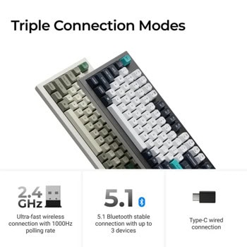 keychron q5 max qmk gateron jupiter brown