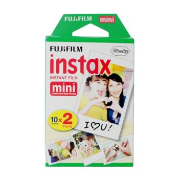 Фотохартия Fujifilm Instant Color Film, за Fujifilm Instax Mini, 20 листа image