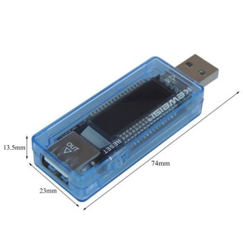 Keweisi 3in1 USB Voltage Current Capacity Meter