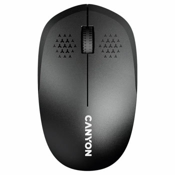 Мишка Canyon CNS-CMSW04B, безжична, оптична (1280dpi), черна, USB | JAR Computers Canyon CNS-CMSW4B Black Wireless