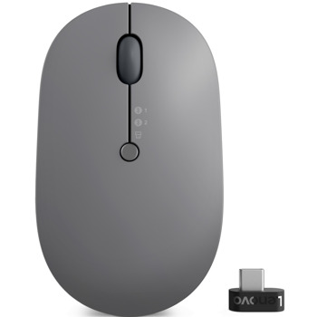 Мишка LENOVO Go Wireless Mouse(4Y51C21217), оптична,(2400 dpi), безжична, USB-C, сива, image