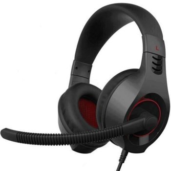 Слушалки Somic Senicc A2-RD, микрофон, гейминг, 40мм високоговорители, 20Hz - 20KHz честотен диапазон, 3.5mm jack, черни | JAR Computers Somic Senicc A2-RD
