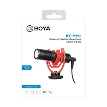 Микрофон BOYA BY-MM1 компактен 3.5mm жак
