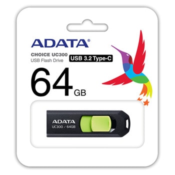 A-Data UC300 64GB USB-C ACHO-UC300-64G-RBK/GN