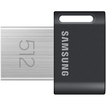 Памет 512GB USB Flash Drive, Samsung Fit Plus (MUF-512AB/APC), USB 3.2 Gen 1, черна | JAR Computers Samsung FIT Plus MUF-512AB/APC