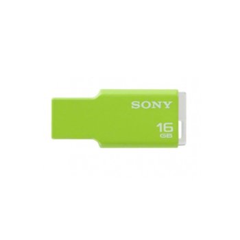 Памет 16GB USB Flash Drive, Sony Tiny, USB 2.0, зелен | JAR Computers 16GB USB Flash, Sony Tiny, зелен, USB 2.0