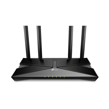 Рутер TP-Link Archer AX1800, 1800Mbps, 2.4GHz(574Mbps)/5GHz(1201Mbps), Wireless AX, 4x LAN 10/100/1000, 1x WAN 10/100/1000, 4x външни антени | JAR Computers TP-Link Archer AX1800
