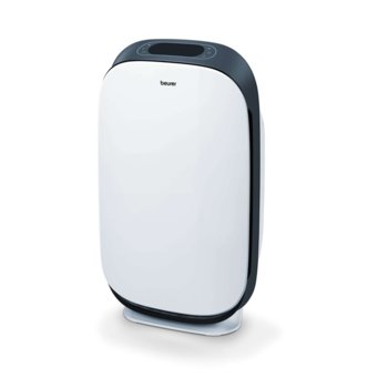 Пречиствател на въздух Beurer LR 500, автоматично изключване, таймер, 4 скорости + турбо режим, нощен режим, Bluetooth, Wi-Fi, за помещения до 34 - 106 m², бял/сребрист image