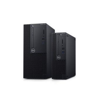 Настолен компютър Dell OptiPlex 3060 MT (S030O3060MTCEE), шестядрен Coffee Lake Intel Core i5-8500 3.0/4.1 GHz, 8GB DDR4, 256GB SSD, 4x USB 3.1, клавиатура и мишка, Windows 10 | JAR Computers Dell OptiPlex 3060 MT S030O3060MTCEE