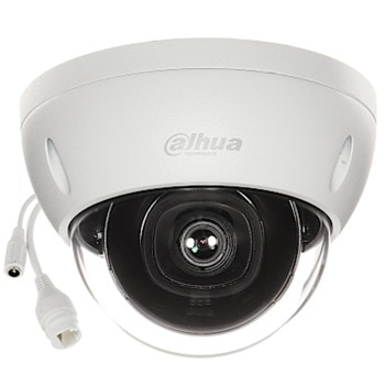 IP камера Dahua IPC-HDBW2431E-S-0280B-S2, куполна камера, 4MP (2688x1520@25fps), 2.8mm обектив, H.265+/H.265/H.264+/H.264/MJPEG, IR осветеност (до 30 метра), PoE (802.3af), външна IP67/IK10, RJ-45 | JAR Computers Dahua IPC-HDBW2431E-S-0280B-S2