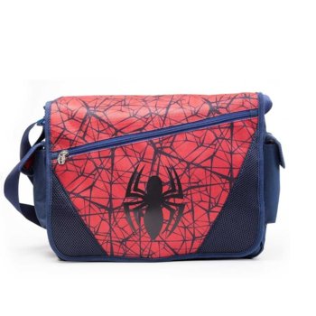 Bioworld Spider-man logo messenger bag