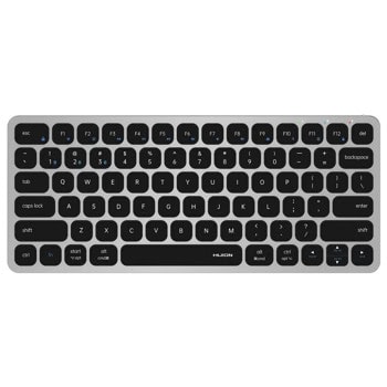 Безжична клавиатура Huion HB186S, универсална, за графични таблети, сребристо-черна | JAR Computers Huion HB186S