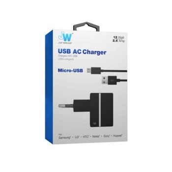 Just Wireless Mains Charger 2.4A EU