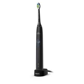 Ел. четка за зъби Philips Sonicare ProtectiveClean 4300, 2 скорости, таймер, до 2 седмици време на работа, черна | JAR Computers Philips Sonicare ProtectiveClean 4300
