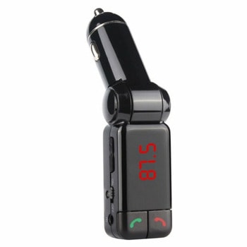 FM Трансмитер DIVA BT1505, от 87.5 до 108MHz, USB A, Bluetooth, черен | JAR Computers DIVA BT1505