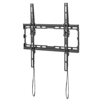 Стойка за телевизор Manhattan 462402, за стена, за екрани от 32" до 70", VESA до 400x400, до 45 кг, черна | JAR Computers Стойка за телевизор Manhattan 462402