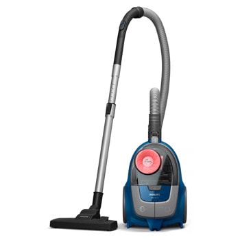 Прахосмукачка Philips XB2123/09, без торба, 850W, 1300ml капацитет на контейнера, миещ се филтър, синя | JAR Computers Прахосмукачка Philips XB2123/09