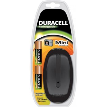 Зарядно у-во DURACELL MiniCharger +2бр. AA 2450mAh