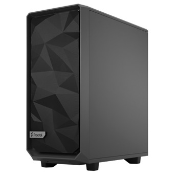Кутия Fractal Design Meshify 2 Compact Gray TG Light Tint, ATX/mATX/Mini-ITX, 1x USB 3.1 Gen 2 Type-C, 2x USB 3.0, сива, без захранване | JAR Computers Fractal Design Meshify 2 Compact Gray TG Light Tin