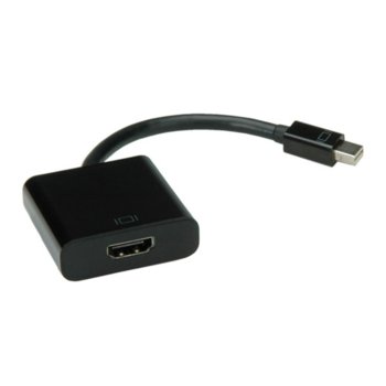 Roline Mini DisplayPort (м) към HDMI (ж) 12.99.312